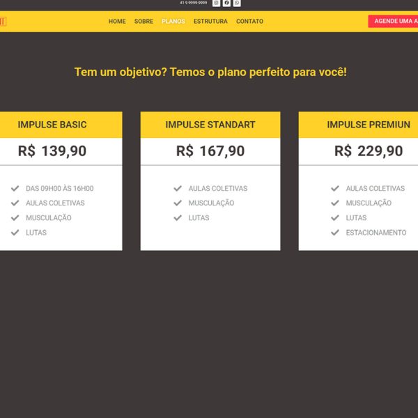 Site de Academia Completo, Pronto para Vender Planos e Divulgar sua Estrutura - Imagem 3